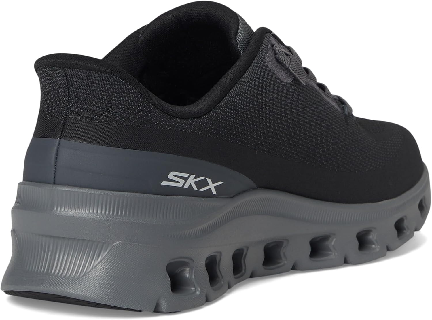 Мужские кроссовки Skechers Arch Fit Glide-Step Pro с удобной вставкой и легким надеванием, черный/угольный — фото 3