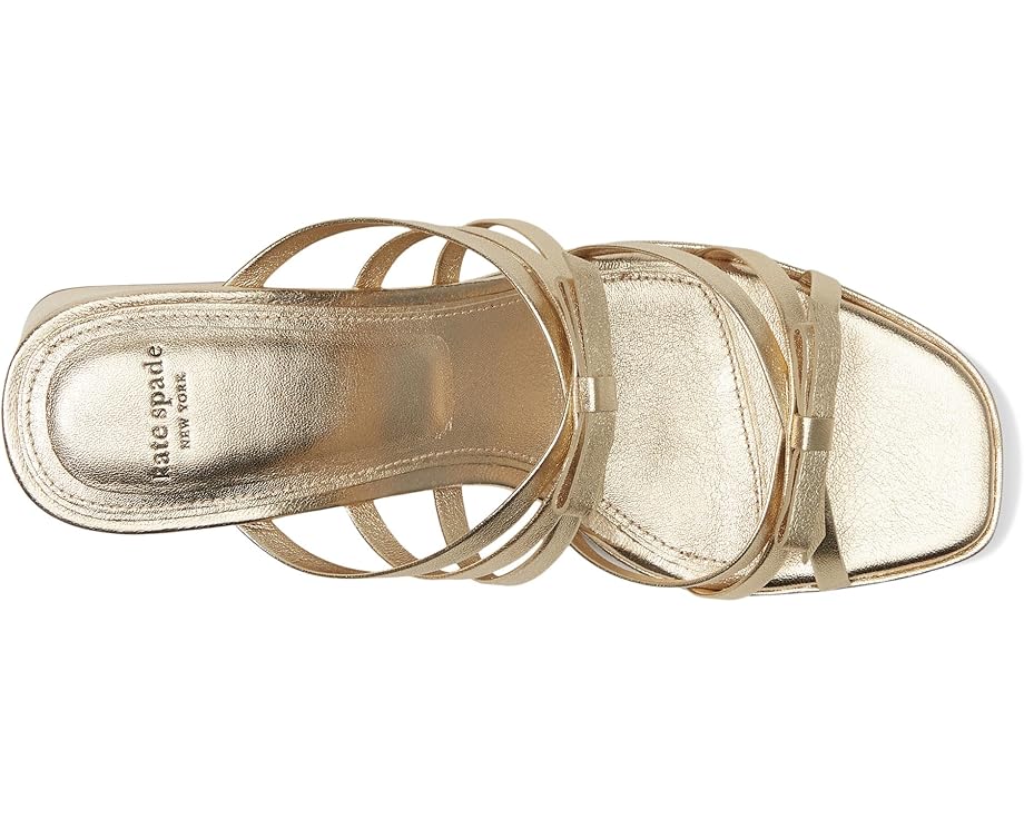 Туфли Kate Spade New York Carolina Block Heel Sandals, цвет Pale Gold — фото 2