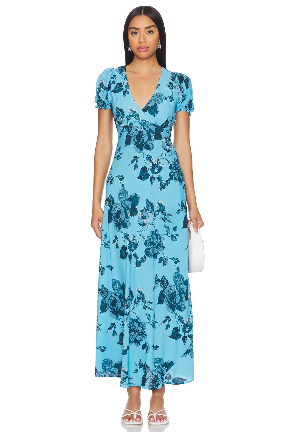 

Платье миди x revolve reis Faithfull The Brand, синий