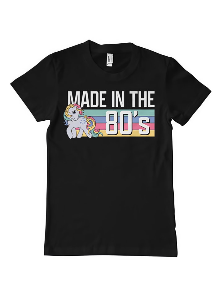

Футболка Made In The 80'S T-Shirt черного цвета My Little Pony, Черный, Футболка Made In The 80'S T-Shirt черного цвета My Little Pony