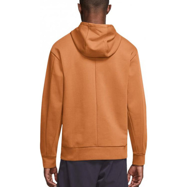 Толстовка court heritage fleece tennis hoodie 'orange' Nike, оранжевый — фото 2