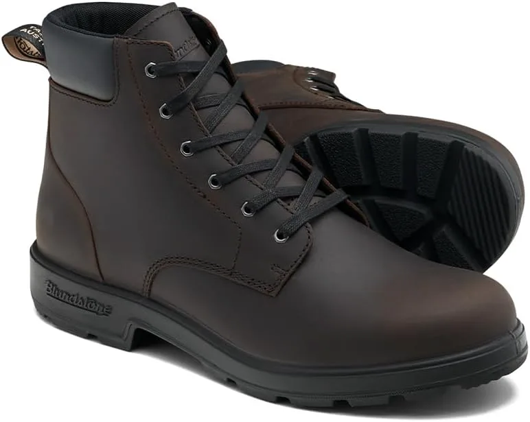 Кожаные ботинки Blundstone 2428 унисекс на шнуровке, коричневый — фото 3