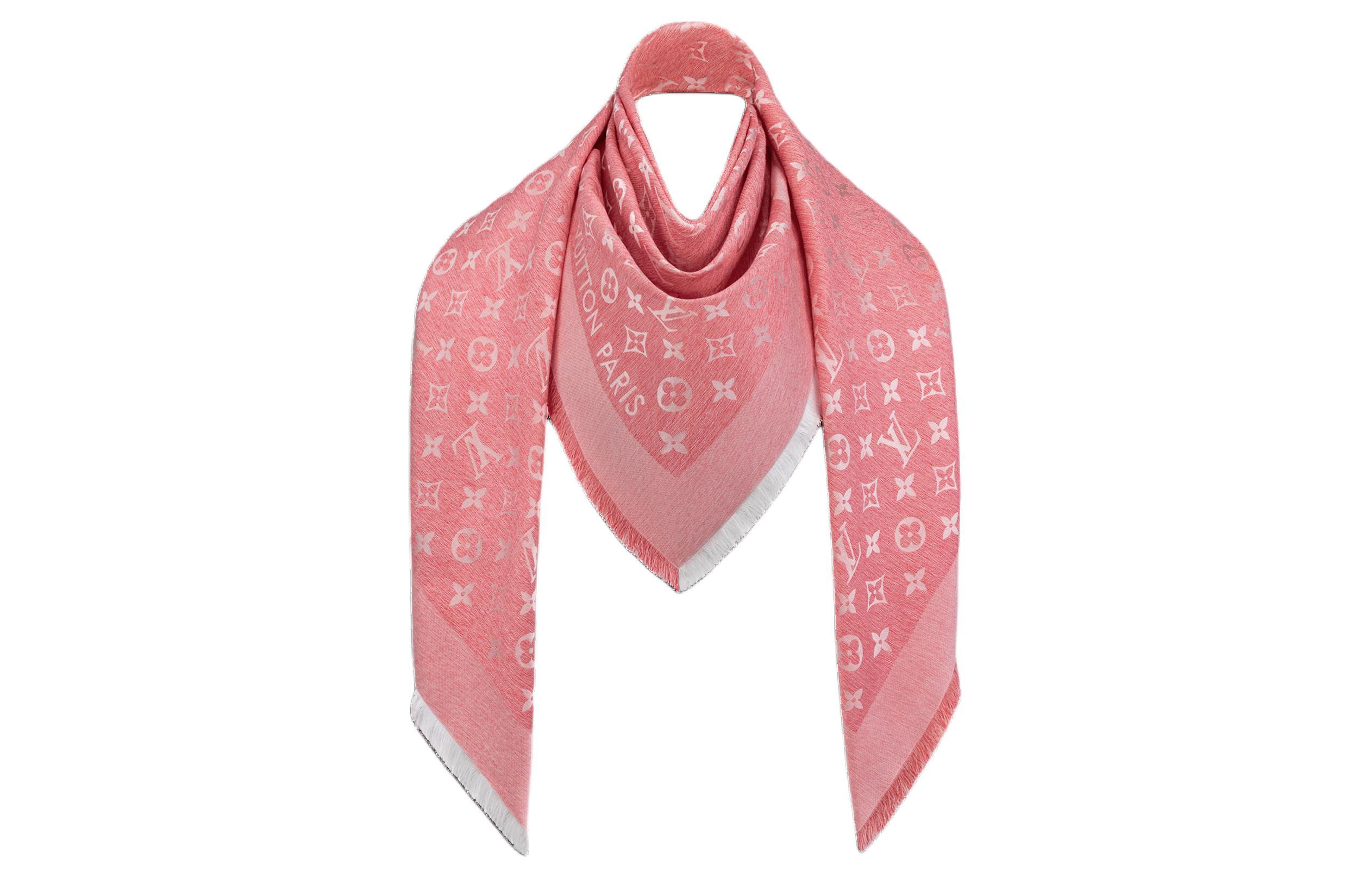 

LOUIS VUITTON Женская шаль светло-розового цвета, Light Pink