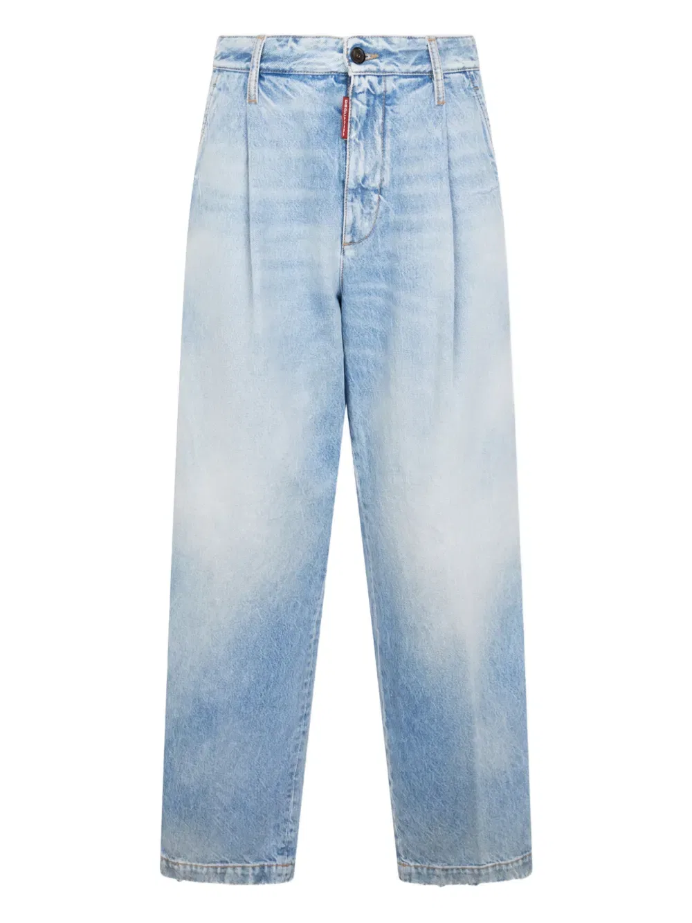 Брюки со складками Dsquared2, синий