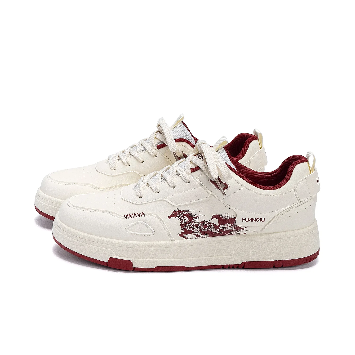 HUANQIU Кроссовки German Army Trainers из синтетической кожи, устойчивые к истиранию, для скейтбординга, мужские — фото 3