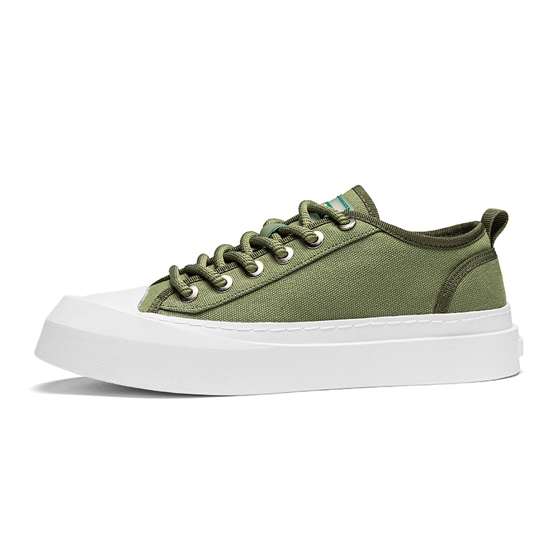 

ENRICO COVERI Низкие мужские кеды из холста зеленые, цвет Green