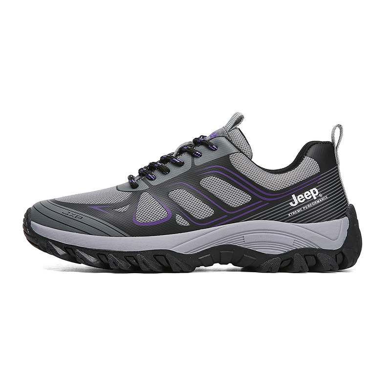 

Jeep Низкие треккинговые туфли женские серо-фиолетовые, цвет Gray Purple