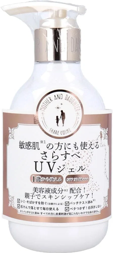 Солнцезащитный гель SPF30 PA+++ Mother and Daughter, 200 г, бесцветный