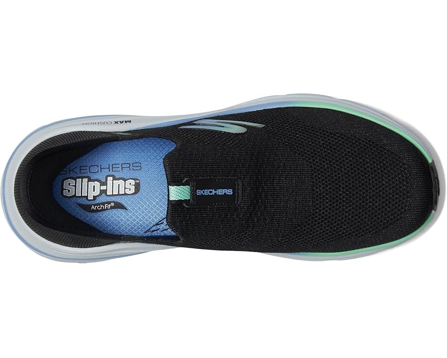 Кроссовки SKECHERS Max Cushioning Arch Fit 2.0 Cambridge Hands Free Slip-Ins, цвет Black/Blue — фото 2