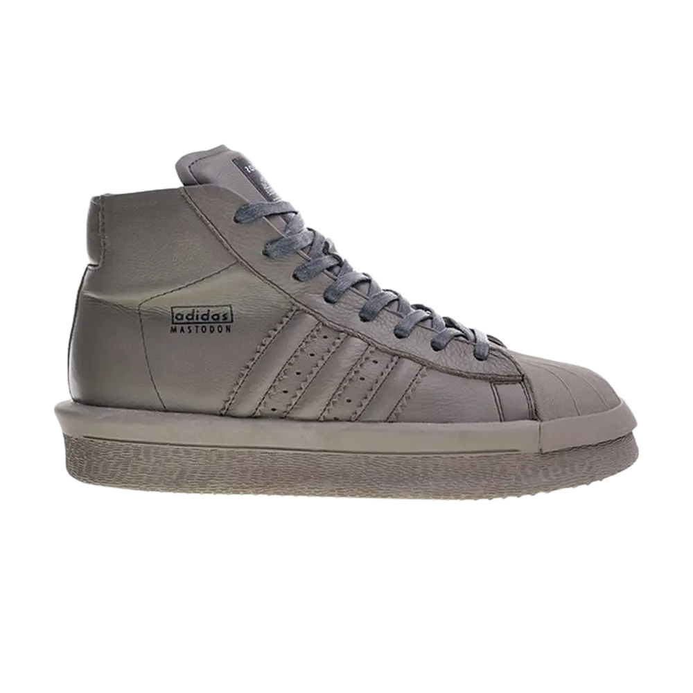 Ботинки Rick Owens x Mastodon Pro Model, серый