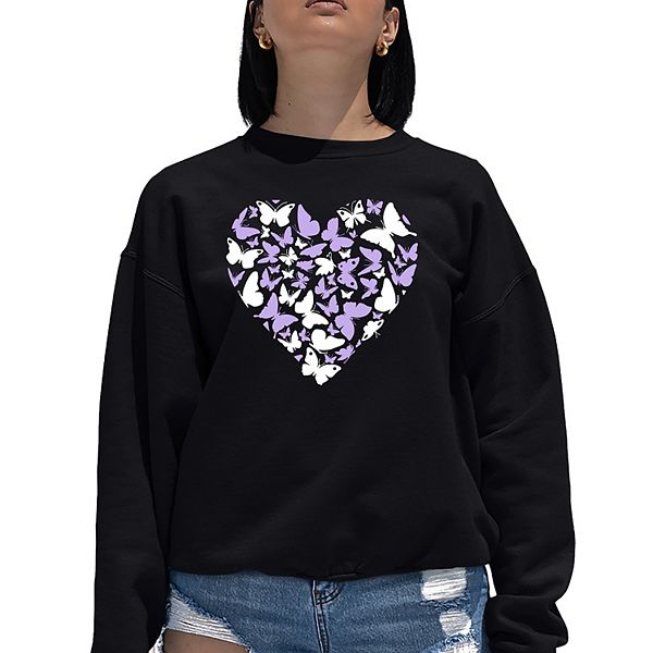 

Свитшот с принтом Butterfly heart La Pop Art, Black, Черный, Свитшот с принтом Butterfly heart La Pop Art, Black