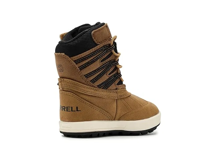 Ботинки водонепроницаемые Snow Bank 5.0 Jr. Merrell Kids, Wheat/Black — фото 4