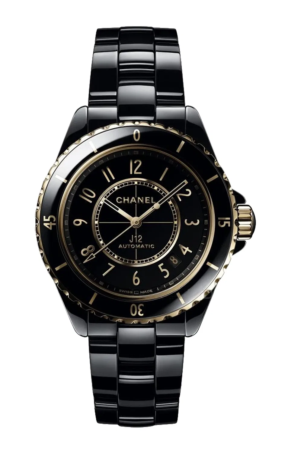J12 КАЛИБР 12.1 - H9541 CHANEL, черный