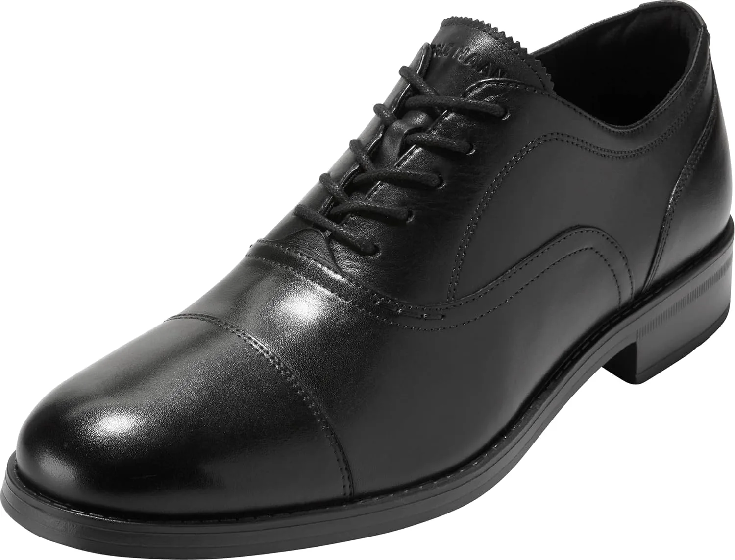 Мужские туфли Cole Haan Newmark Grand Cap Toe, черный — фото 2