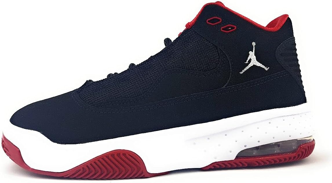 

Баскетбольные кроссовки Nike Jordan Max Aura 2 для мужчин, Black/White-Gym Red