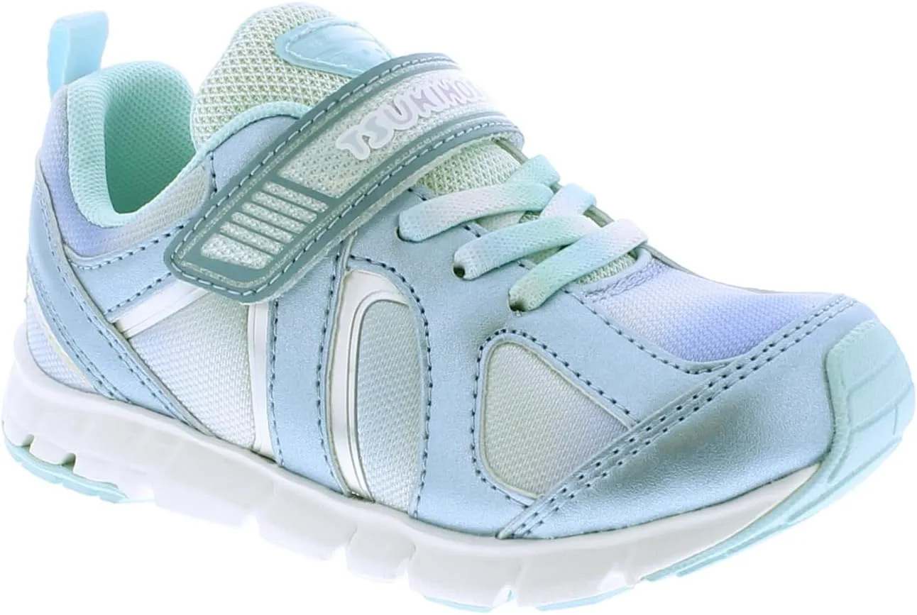 Детские кроссовки TSUKIHOSHI Rainbow Kids - с застежкой на ремешок, пригодные для стирки в машине, с широкой носочной частью и противоскользящими, немаркими подошвами, для детей 4-12 лет, синий — фото 4