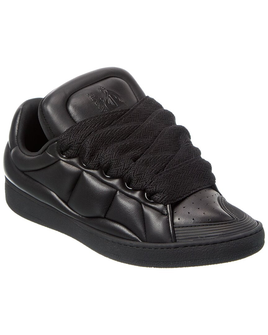

LANVIN Basses Curb XL кожаные кроссовки, черный