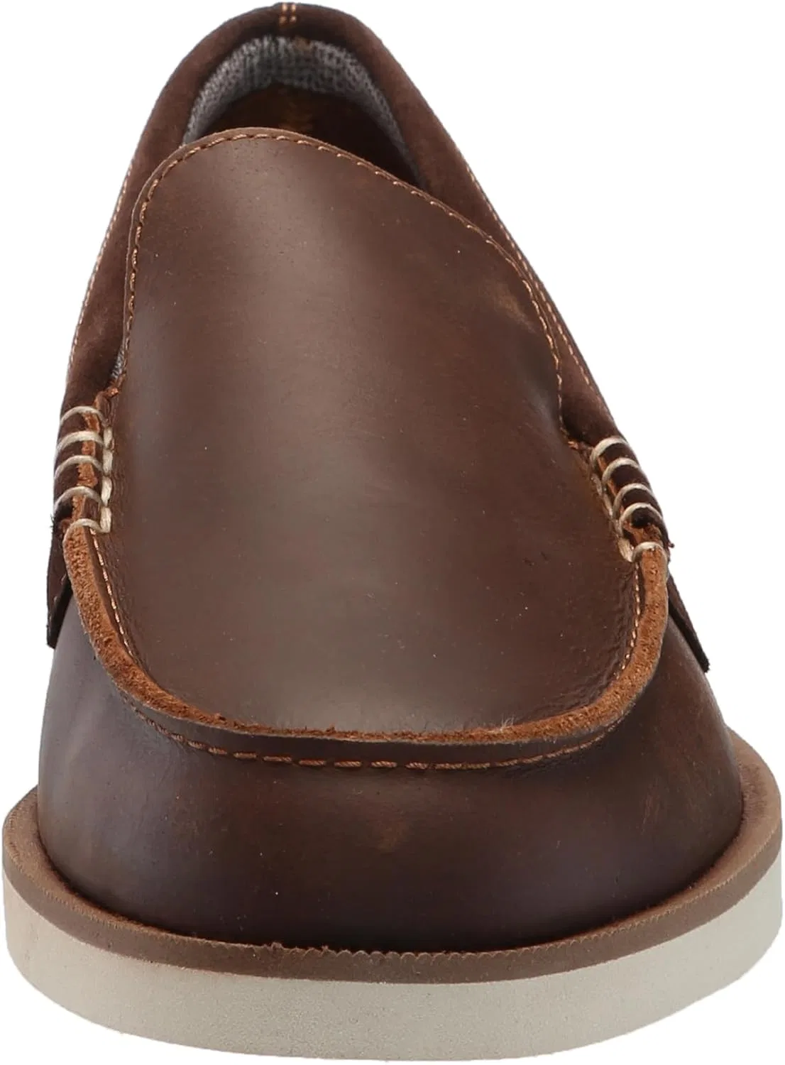 Лоферы из натуральной кожи Sperry, коричневая кожа — фото 2