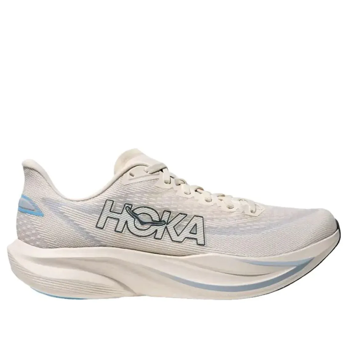 Кроссовки HOKA ONE ONE Mach 7 'Alabaster Soaring Blue', бежевый — фото 2