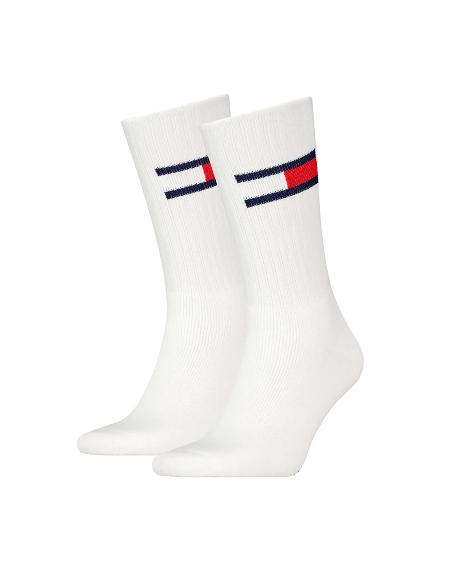 Унисекс носки средней длины Tommy Hilfiger (набор из 2 штук), белый — фото 2