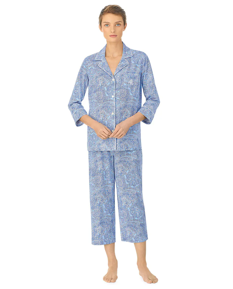 

Капри женские пижамы Lauren Ralph Lauren, синий