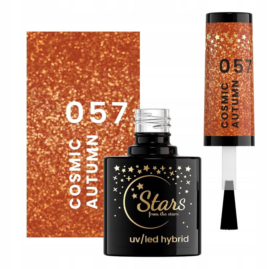 

Звезды со звезд ГИБРИДНЫЙ ЛАК ДЛЯ НОГТЕЙ Cosmic Autumn #057 Stars