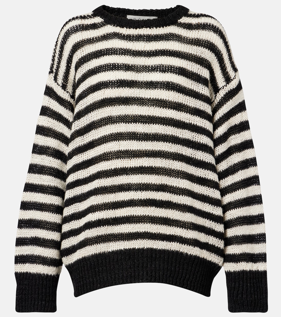 

Полосатый свитер из смесового льна Róhe, Off White / Black Wide Stripe