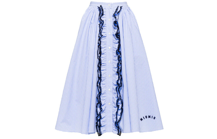 

Юбка Miu Miu длинная, синий