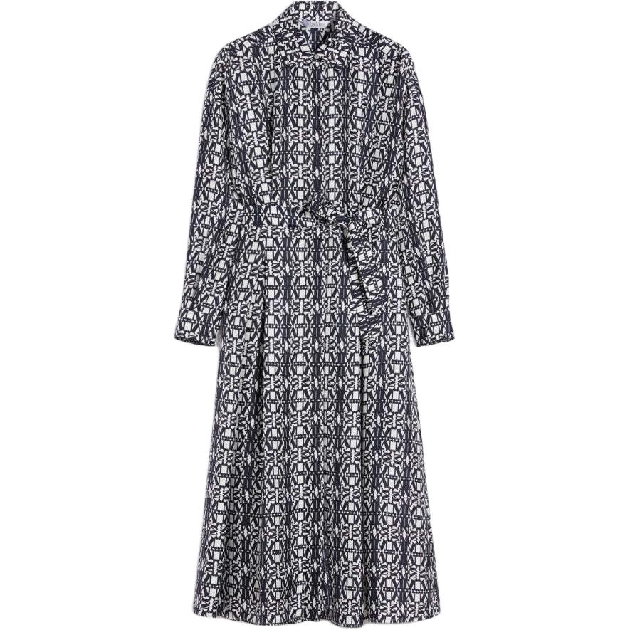 

Платье с принтом Esploso MaxMara, белый синий