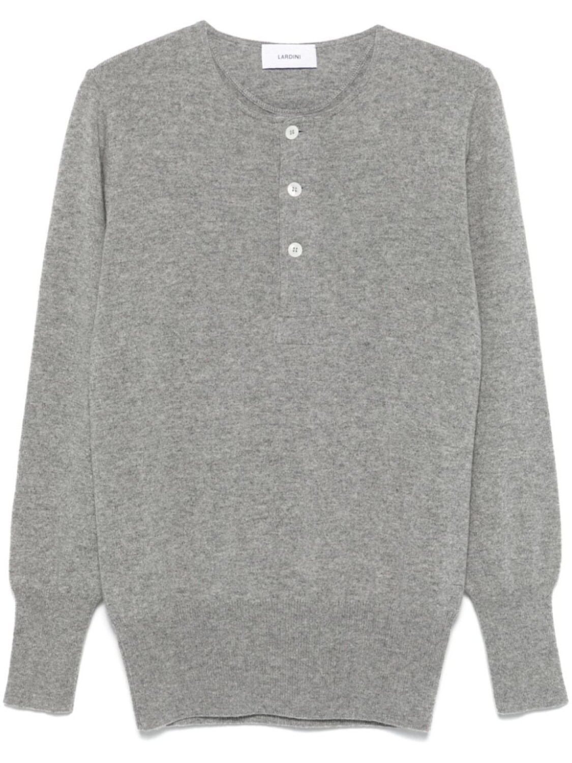 

Свитер с эффектом меланжа Lardini, серый