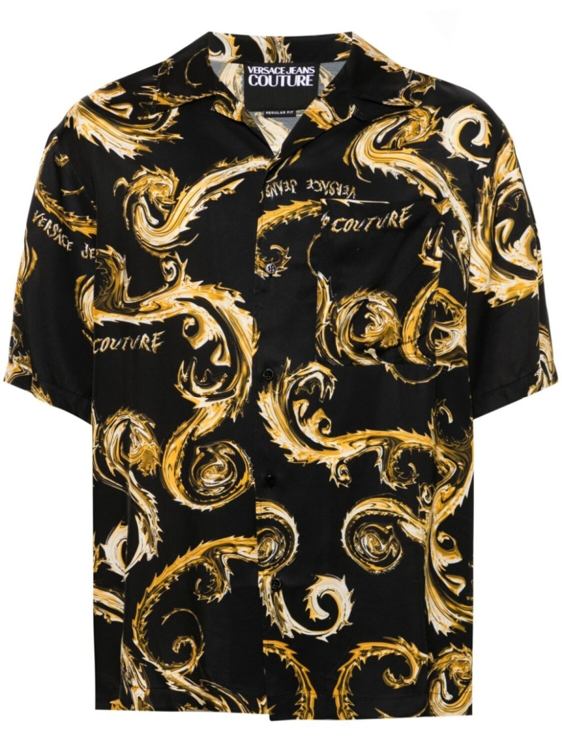 

Versace Jeans Couture твиловая футболка Chain Couture, черный