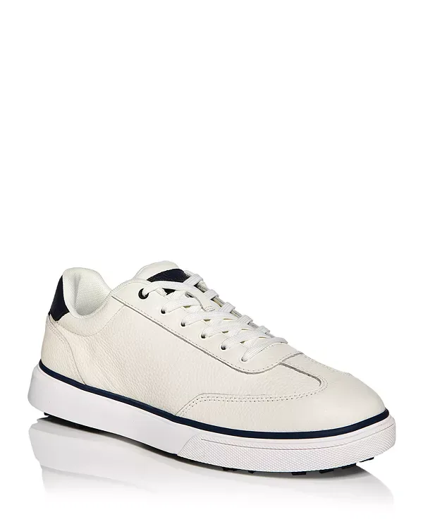 Гибридные кроссовки из кожи Drift Peter Millar, White