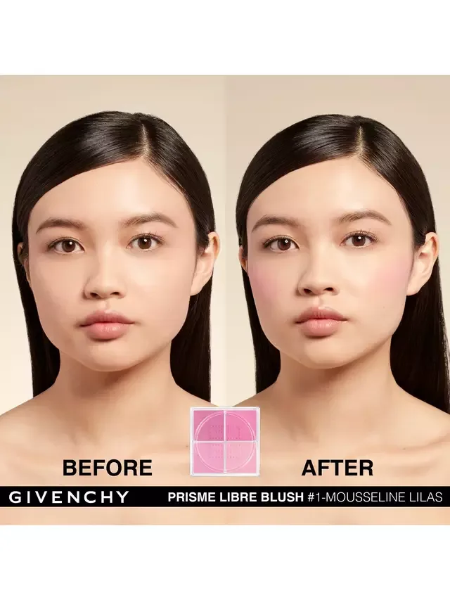 Румяна Prisme Libre Givenchy, 01 Mousseline Lilas — фото 3