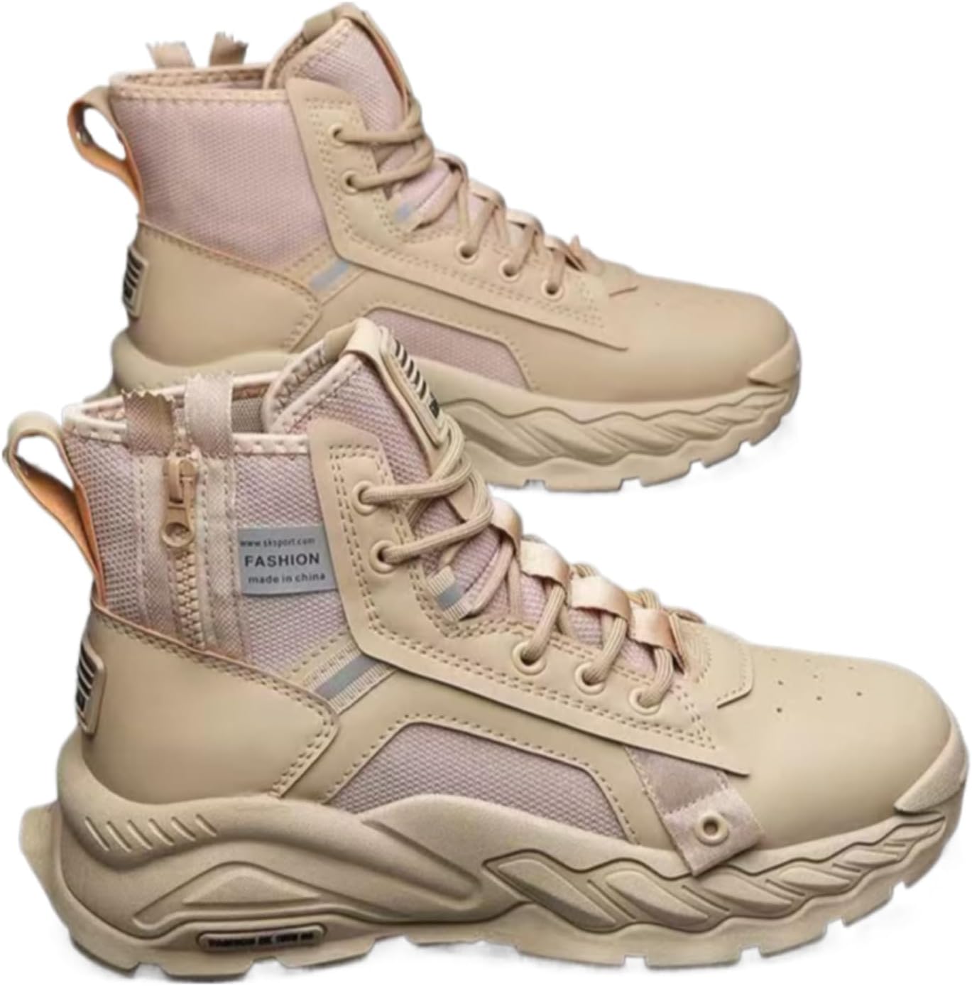 

Мужские высокие ретро-ботинки для походов Azttoztto, с толстой подошвой, для гор и пустыни, водонепроницаемые, хаки