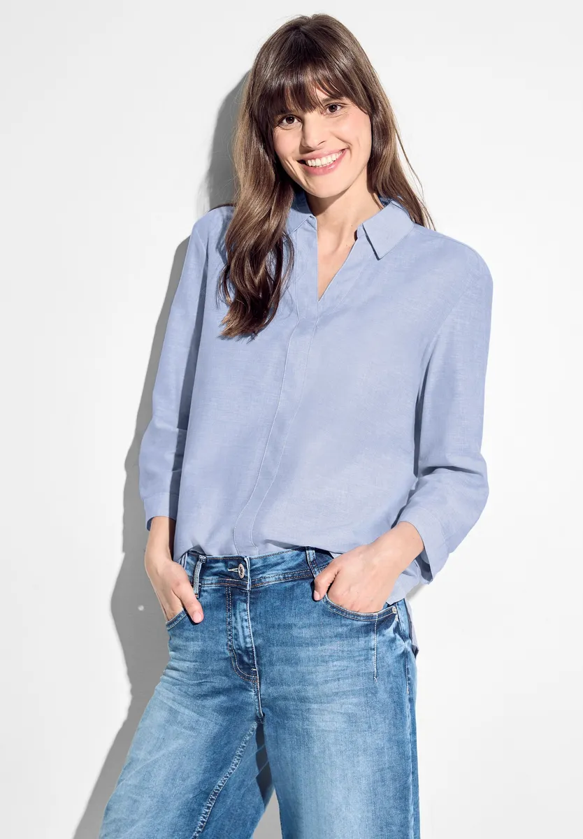 

Длинная блузка Cecil с рукавами 3/4, цвет Blouse Blue