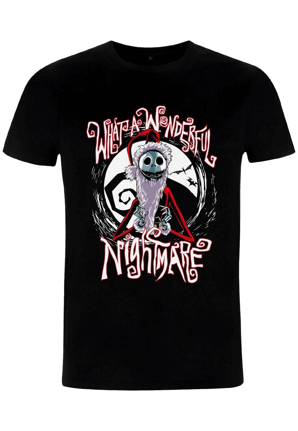 

Футболка с принтом NIGHTMARE BEFORE CHRISTMAS SANTA JACK UNISEX Disney, черный