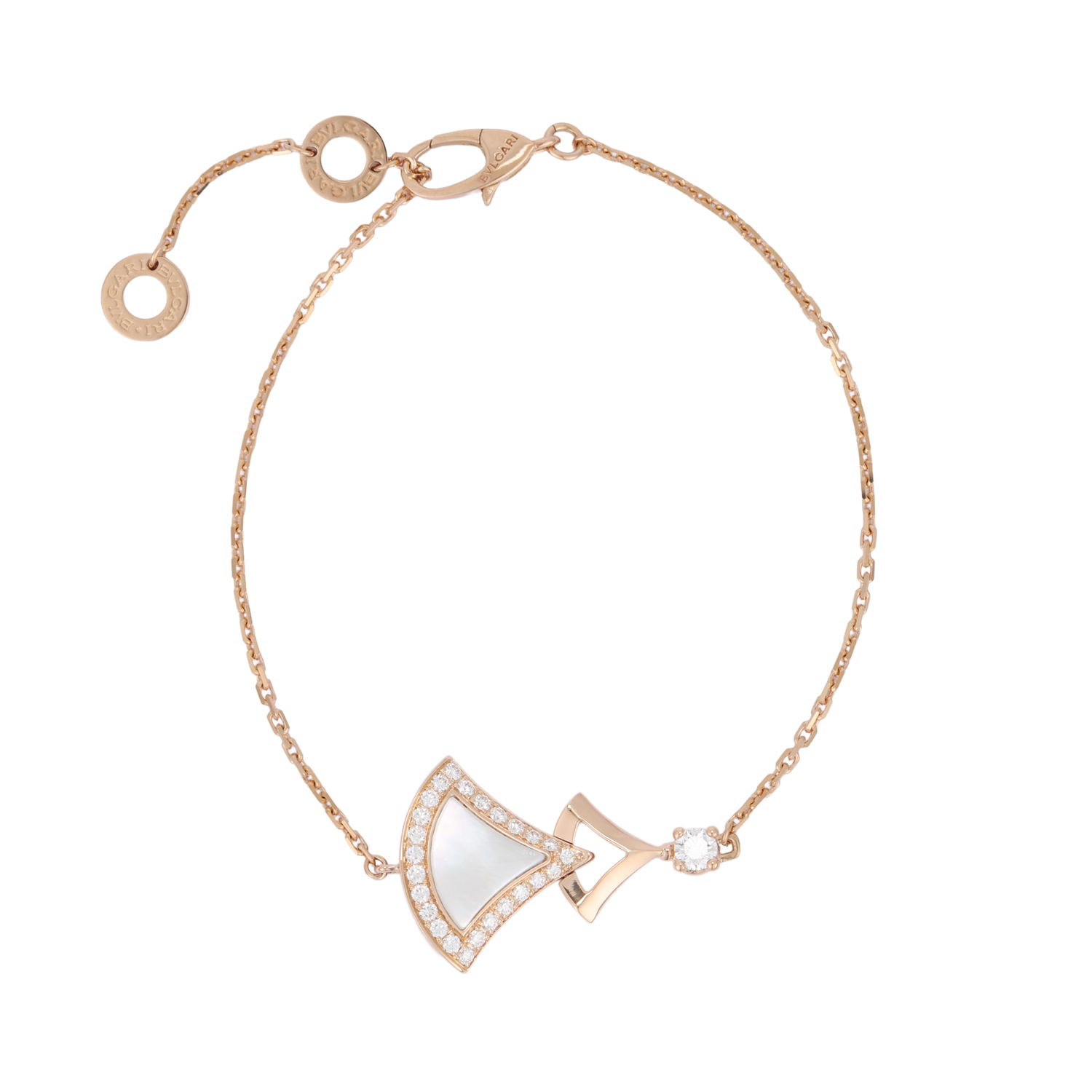 Браслет Divas' Dream из розового золота 18 карат для женщин BVLGARI, розовое золото — фото 3