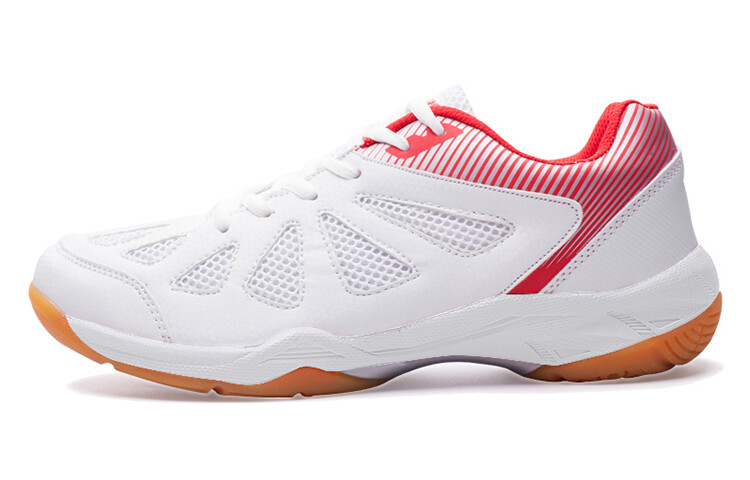 

Кроссовки VOIT Badminton Shoes Unisex Low-top White/Red, белый/красный
