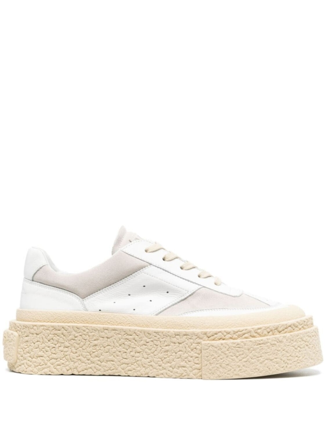 

Кроссовки MM6 Maison Margiela Platform, белый/серый/бежевый