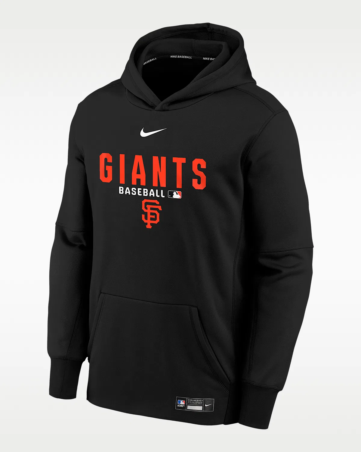 Большой детский термо-худи Therma-FIT MLB San Francisco Giants Authentic Collection, Black