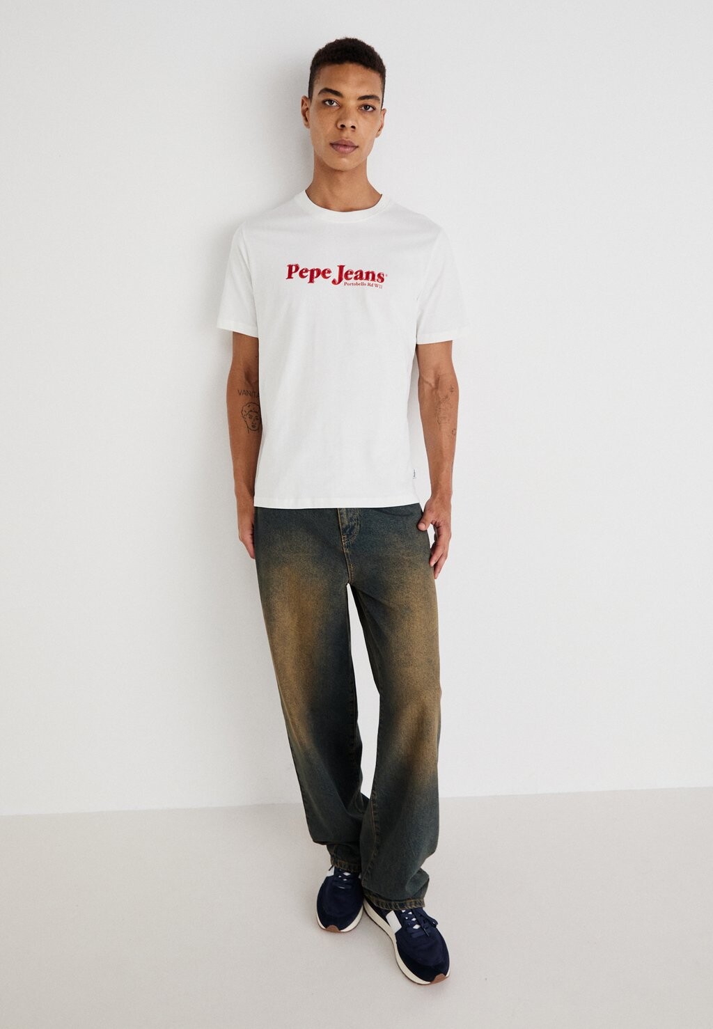 

Футболка с принтом SOMERS TEE Pepe Jeans, кремовый