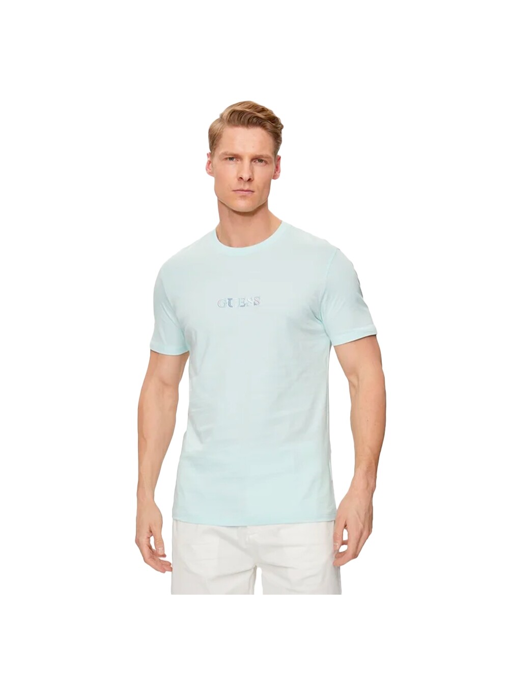 

Классическая футболка Guess, синий