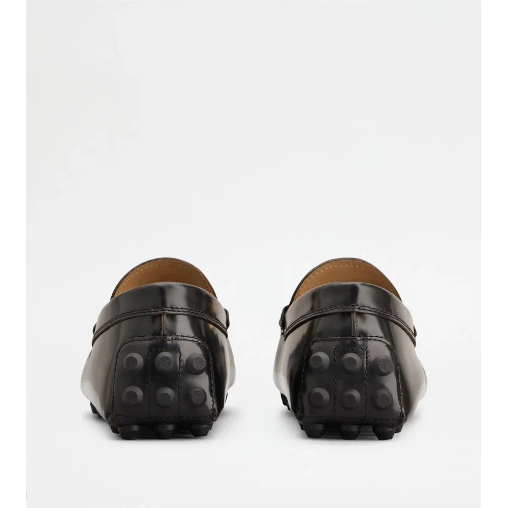 Кожаные лоферы Gommino Bubble TOD's, серый — фото 3