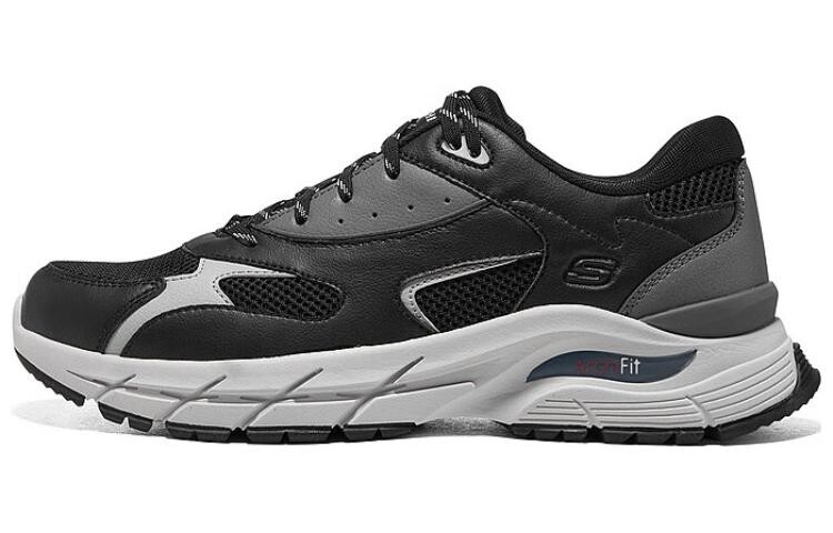 

ARCH FIT BAXTER Кроссовки для жизни мужские низкие черные Skechers, Черный, ARCH FIT BAXTER Кроссовки для жизни мужские низкие черные Skechers