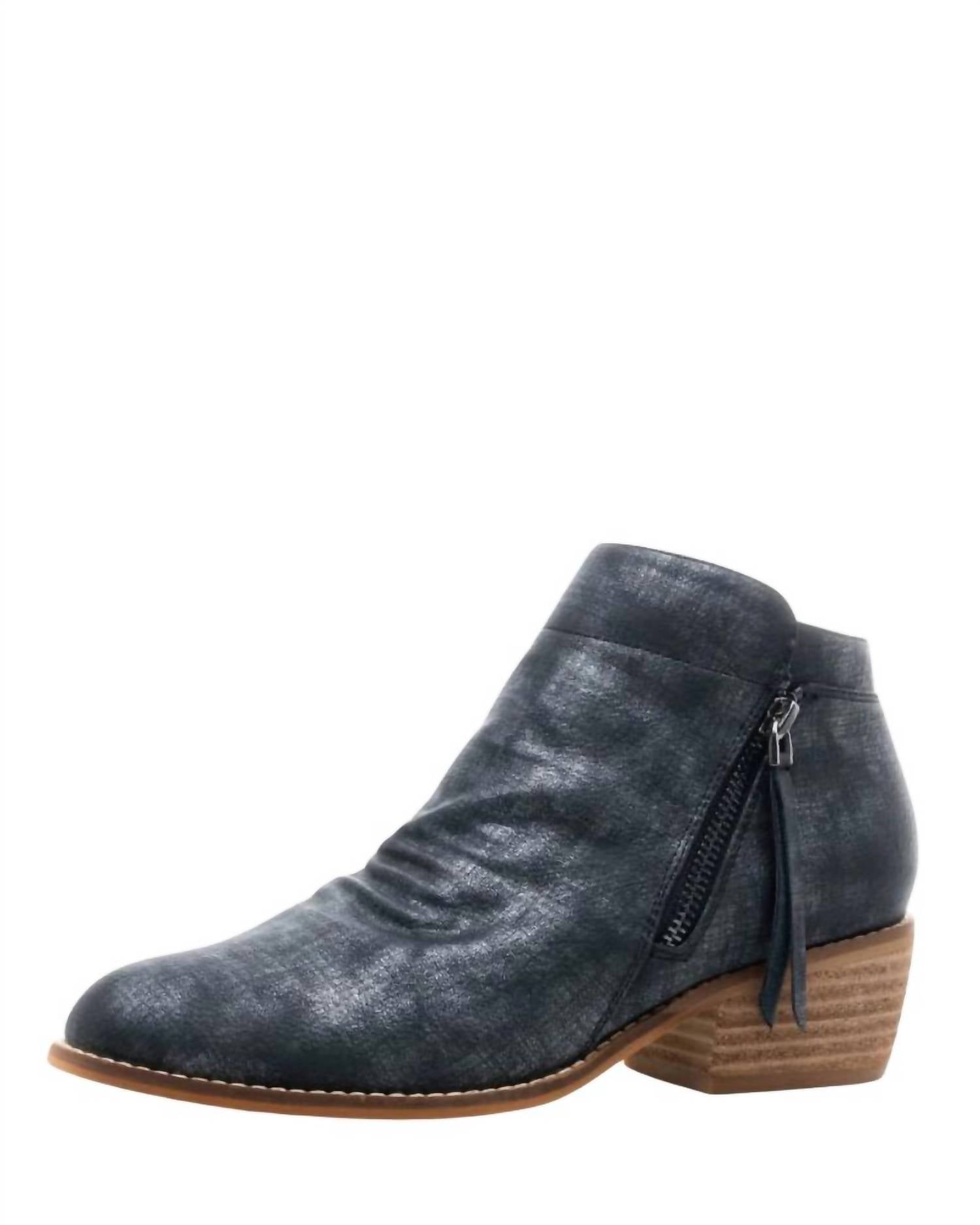 Женские ботильоны Butternut Ankle Boots в черном металлическом цвете Corkys Footwear — фото 2