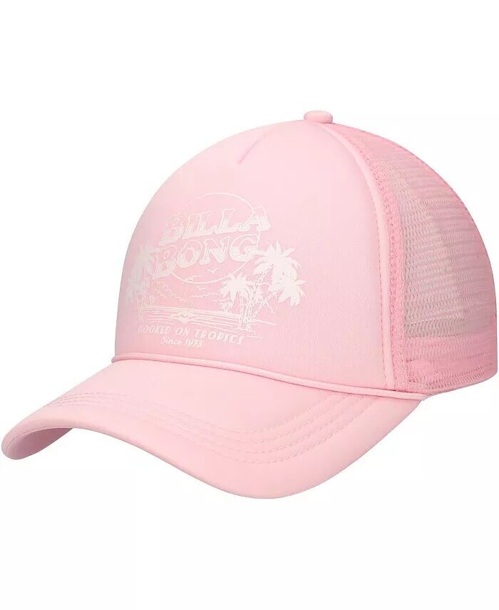 

Женская розовая регулируемая кепка Trucker Across Waves Billabong