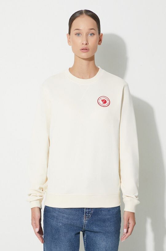 

Хлопковая толстовка 1960 с логотипом Fjallraven, бежевый
