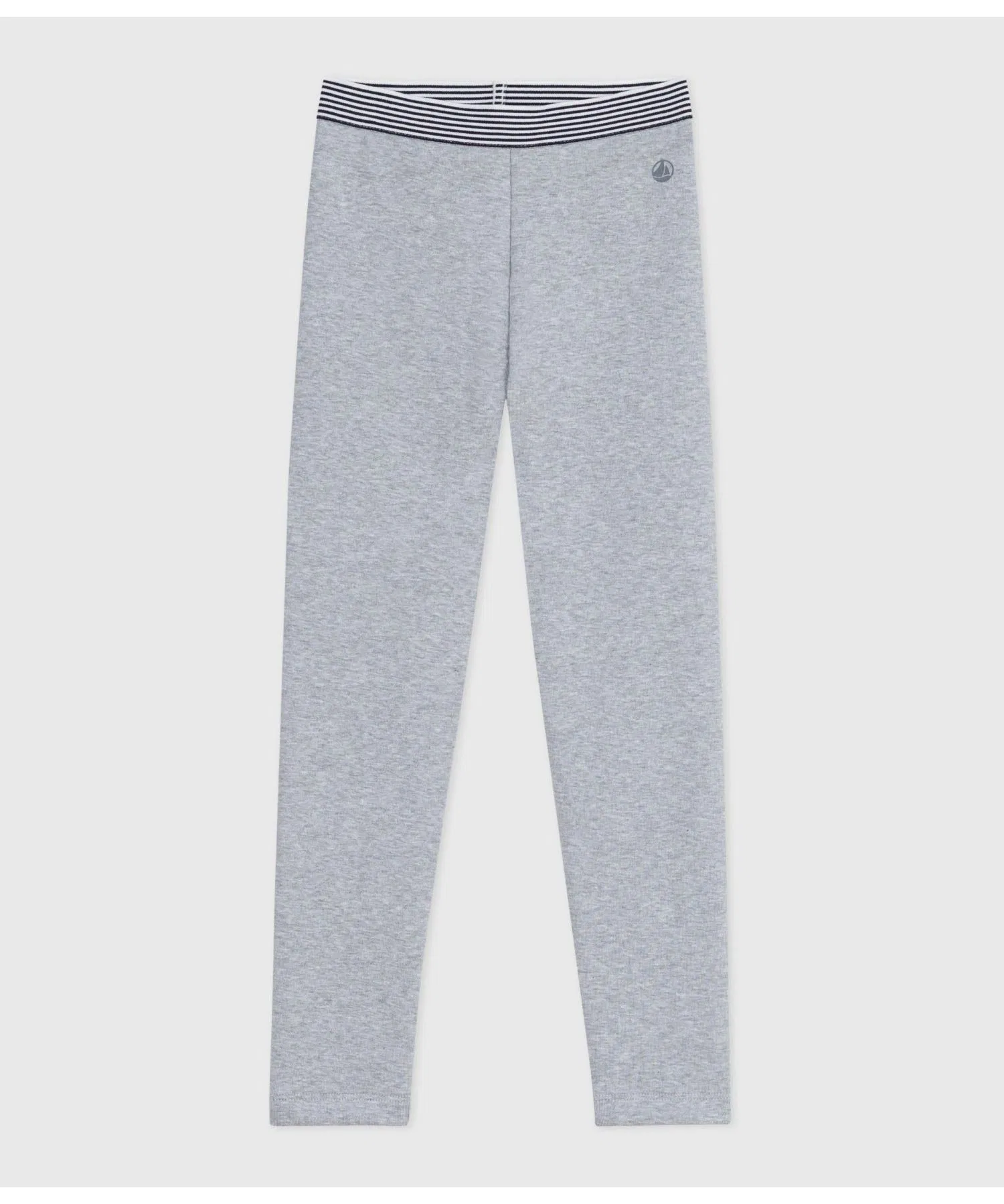 Детские серые хлопковые спортивные брюки PETIT BATEAU