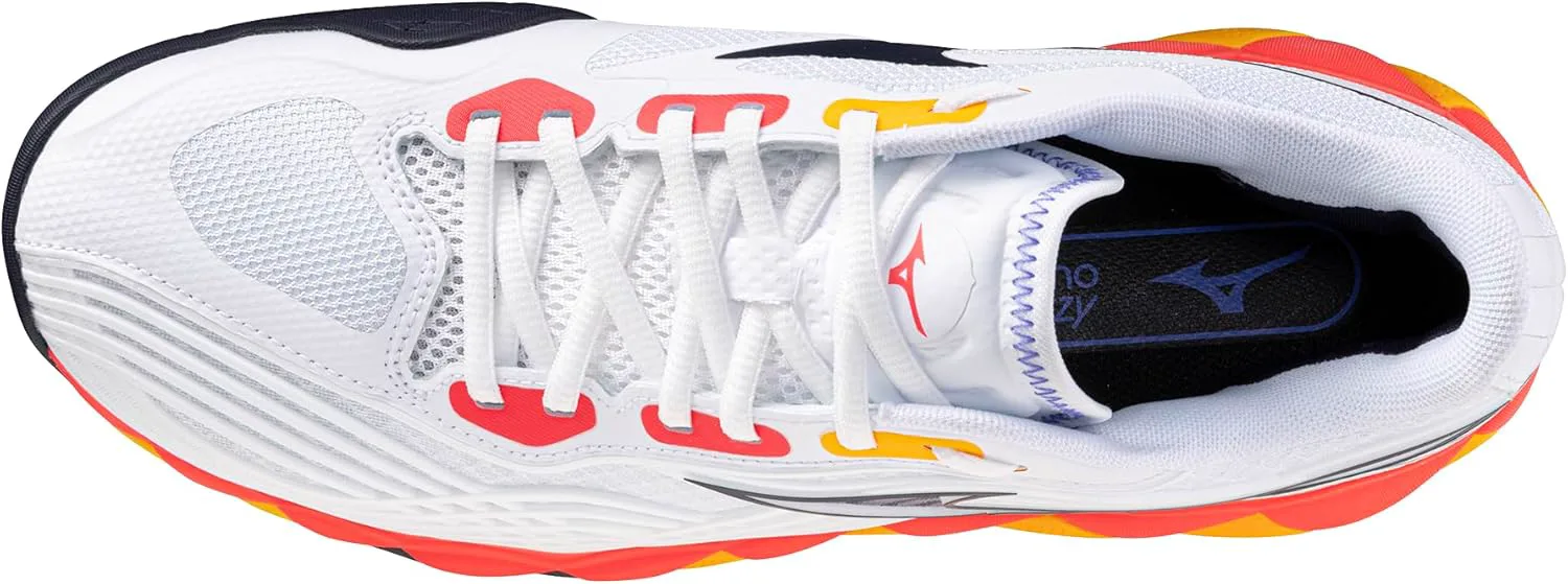 Мужские теннисные кроссовки Mizuno Wave Enforce Tour 2 AC, белый/синий — фото 4