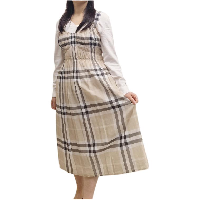Платье без рукавов Burberry Women's Stone бежевый, бежевый — фото 3